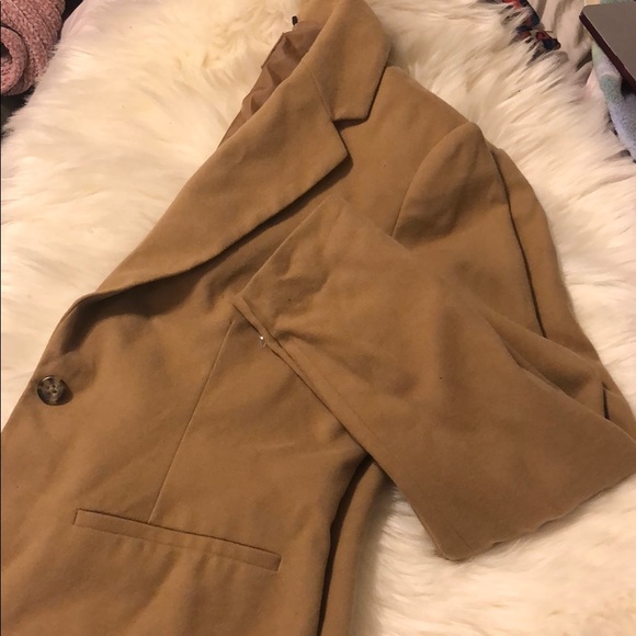 NWT - Merona Tan Blazer - Picture 1 of 4
